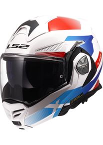 LS2 FF901 Advant X Nova, modular helmet , color: White/Blue/Red , size: L