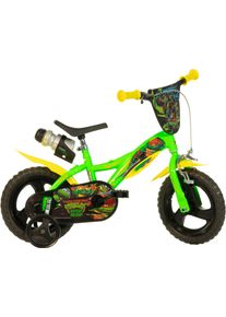 Kinderfahrrad DINO BIKES "Turtles 12" Kinderfahrrad 2-4 Jahre" Gr. 21, gr&uuml;n, Fahrr&auml;der, Kinder, 12 Zoll (30,48cm) hinten: 12 Zoll (30,48cm), Kinderfahrrad