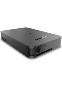 Philips GoPix 1 (WVGA, 120 lm, 1.2:1), Beamer, Silber