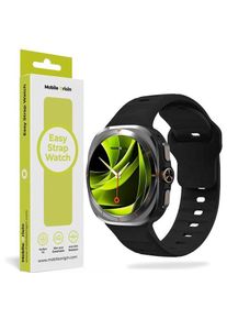 Mobile Origin Easy Strap Silicone Galaxy Watch Ultra 47mm Black, Smartwatch