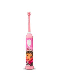 Huslog, Handzahnb&uuml;rste, Gabby's Dollhouse oscillating children's toothbrush pink (Weich)