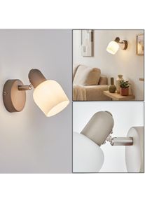 hofstein Sivol wall light, wall spotlight sand-coloured, 1-light source