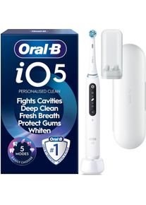 Oral-B, Elektrische Zahnb&uuml;rste, iO5 Electric toothbrush, white + travel case