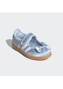 adidas originals Piger Ballerinasko 'DISNEY SAMBA JANE' lysebl&aring; / hvid St&oslash;rrelse 34