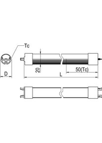 Ridi, Pendelleuchte, LED-R-Tube (1310 lm)