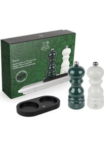 Peugeot Duo Paris Peper- en zoutmolen - 15 cm - Diepgroen/ivoor - u'Select, Pfefferm&uuml;hle + Salzm&uuml;hle, Gr&uuml;n