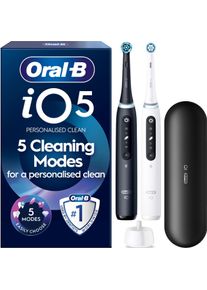 Oral-B, Elektrische Zahnb&uuml;rste, iO5 Electric Toothbrush, black and white with travel case