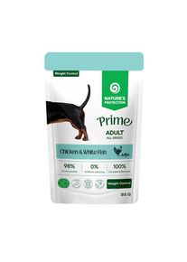 Nature's Protection Prime dog adult weight control chicken&white fish 85 g