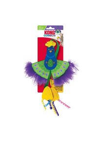 Kong Cat Connects&trade; Peacock P&aacute;v farebn&yacute; polyester hračka pre mačky