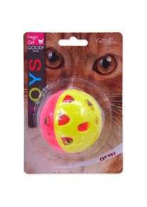 Hračka Magic Cat loptička ne&oacute;n jumbo s rolničkou 6cm