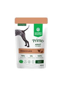 Natures Protection Prime adult immunity support chicken & lamb 85 g