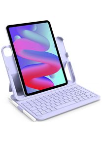 Inateck Keyboard iPad 2007 purple (BK2007 purple) (Deutschland, Apple iPad Air 2020, Apple iPad Air 2022), Tablet Tastatur, Violett