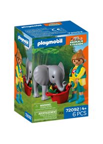 Playmobil 72092 Zoo: Elefantenbaby und Pflegerin