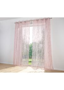 HEINE HOME unisex Dekostore in mauve ,Gr&ouml;&szlig;e 175x140 cm, Witt, 75% Viskose, 25% Polyester