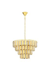 Eglo ERSEKA PENDELLEUCHTE 7L E14 MESSING/KRISTALL