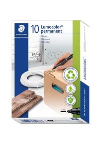 Staedtler Marker Lumocolor permanent.10 pcs Red