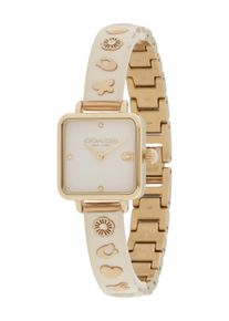 Coach Kvinnor Analog klocka 'Cass' guld / off-white Storlek One Size