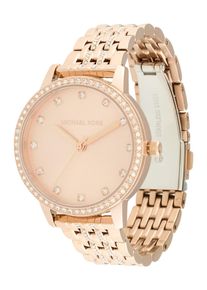 Michael Michael Kors Kvinnor Analog klocka 'MELISSA' ros&eacute;guld / transparent Storlek One Size