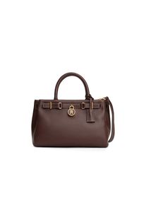 Tommy Hilfiger Henkeltasche &raquo;AMERICAN ICON MINI TOTE LEATHER&laquo;, Damen Tragetasche, Businessbag mit Zierriegel und Schloss