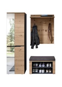 OTTO home Garderoben-Set &raquo;Fargo Garderobenset, 150/192/38 (B/H/T cm)&laquo; 3 Stk. tlg.