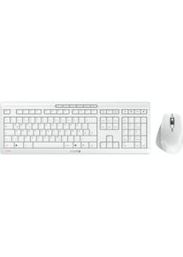 Cherry Tastatur &raquo;Cherry STREAM DESKTOP COMFORT&laquo; (Anpassbare H&ouml;he Multimedia-Tasten Windows-Sperrtaste Ziffernblock)