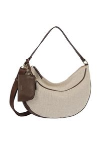 Gabor Hobo &raquo;Sibylla&laquo; aus Canvas mit edlem Lederimitat, gl&auml;nzende Metalldetails & Gurtband