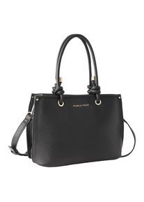 Marco Tozzi Henkeltasche Damen Umh&auml;ngetasche, Schultertasche mit wertigm Logoschriftzug