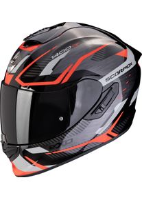 Scorpion EXO-1400 Evo Air II Accord, full face helmet , color: Black/Grey/Red , size: M