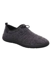 Hausschuh Rohde "H.OLBIA", Herren, Gr. 43, anthrazit, Filz, meliert, Basic, Schuhe Hausschuh, Hausschuh, Homeslipper, Schlupfschuh mit Schnellverschluss
