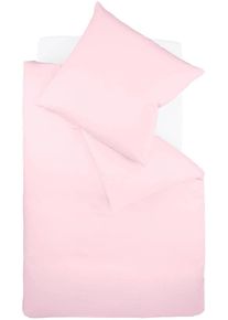 Bettw&auml;sche Fleuresse "Colours in 135x200, 155x220 oder 200x200 cm", rosa (rose), B/L: 200cm x 200cm, 1 Stk., 2 Stk., Mako-Satin, B/L: 80cm x 80cm, 3 Stk., Mako-Satin, Obermaterial: 100% Baumwolle, Bettw&auml;sche, Bettw&auml;sche, Bettw&auml;sche aus 100% Baumwolle, uni, mit Rei&szlig;verschluss