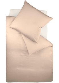 Bettw&auml;sche Fleuresse "Colours in 135x200, 155x220 oder 200x200 cm", grau (taupe), B/L: 200cm x 220cm, 1 Stk., 2 Stk., Mako-Satin, B/L: 80cm x 80cm, 3 Stk., Mako-Satin, Obermaterial: 100% Baumwolle, Bettw&auml;sche, Bettw&auml;sche, Bettw&auml;sche aus 100% Baumwolle, uni, mit Rei&szlig;verschluss