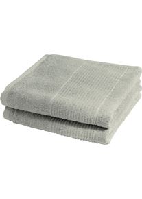Duscht&uuml;cher Fleuresse "2828", grau (steingrau, grau, hellgrau), B:70cm L:140cm, Frottier, Obermaterial: 100% Baumwolle, Handt&uuml;cher, Duscht&uuml;cher, Duschhandt&uuml;cher, Handt&uuml;cher, Walkfrottee, 100% Baumwolle