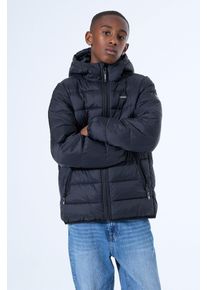 Steppjacke Garcia, Jungen, Gr. 152/158, schwarz, Web, Obermaterial: 100% Polyamid. Futter: 100% Polyester, unifarben, regular fit taillenbedeckt, elastischer Bund, Jacken Steppjacke, mit Logo Stickerei for BOYS