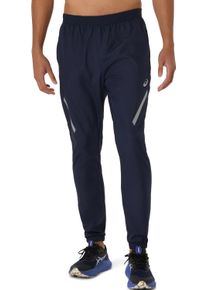 Laufhose asics "LITE-SHOW PANT", Herren, Gr. XL, N-Gr, blau (midnight), Obermaterial: 100% Polyester, Hosen Laufhose, mit reflektierenden Details, mit Kordelverschluss, sportlicher Stil