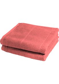 Duscht&uuml;cher Fleuresse "2828", rot (rot, hellrot), B:70cm L:140cm, Frottier, Obermaterial: 100% Baumwolle, Handt&uuml;cher, Duscht&uuml;cher, Duschhandt&uuml;cher, Handt&uuml;cher, Walkfrottee, 100% Baumwolle