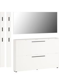 Garderoben-Set Germania "GW-Utah", wei&szlig;, Kastenm&ouml;bel-Sets, Garderoben-Set