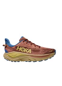 Trailrunningschuh Hoka One One "CHALLENGER 8", Herren, Gr. 43, maple, cardamom, Synthetik, Textil, mehrfarbig, Schuhe Trailrunningschuh, Trail-Running