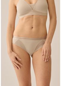 Panty Naturana "The Monday", Herren, Gr. 44, 1 Stk., beige (light beige), Microfaser, Obermaterial: 75% Polyamid, 25% Elasthan. T&uuml;ll: 78% Polyamid, 22% Elasthan, leicht transparent, unifarben, bequem, Unterhosen Panty, mit T&uuml;lleins&auml;tzen, h&uuml;fthoch geschnitten, weich, bequem, elastisch