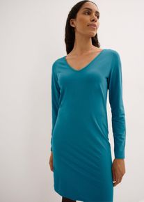 Jerseykl&auml;nning i viskos (2-pack) - r&ouml;d - storlek 40/42 (M) - bonprix