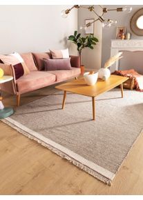 benuta POP Villamatto Karla Harmaa 80x120 cm Harmaa Yksiv&auml;rinen