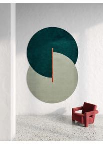 benuta Finest Matto Ora Vihre&auml; 200x300 cm Vihre&auml; Geometrinen