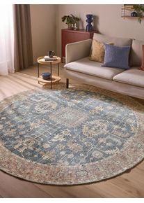 benuta nest Matto Lorenzo Moniv&auml;rinen &oslash; 240 cm py&ouml;re&auml; Moniv&auml;rinen Ornament,Vintage