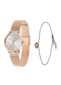 Armani Exchange Montre &agrave; affichage analogique Femme or taille One Size