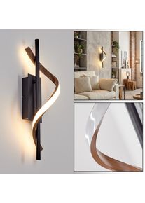 hofstein Solir V&auml;gglampa LED Svart, 1-ljusk&auml;llor