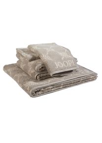 Joop! Frottierset, Graphitfarben, Taupe, Textil, 5-teilig, Abstraktes, Oeko-Tex&reg; Standard 100, saugf&auml;hig, Aufh&auml;ngeschlaufe, strapazierf&auml;hig, angenehm weich, hochwertige Qualit&auml;t, Heimtextilien, Badtextilien, Handtuchsets