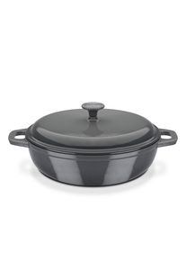 GSW , Grau , Metall , 4.5 l , rund , 9 cm , ISO 9001 , backofengeeignet, kratzfest, hitzebest&auml;ndige Griffe, rostfrei, hitzebest&auml;ndig, geschmacksneutral, optimale W&auml;rmeverteilung, leichte Reinigung, schadstofffrei gem&auml;&szlig; EU-Standards ,
