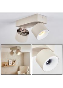 hofstein Narel Taklampa LED Sandf&auml;rgad, 2-ljusk&auml;llor