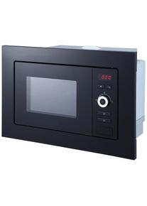 respekta , Schwarz , Metall, Kunststoff, Glas , 59.5x38.8x32 cm , Auftaufunktion, Automatik-Kochprogramme, Timerfunktion, Kindersicherung ,