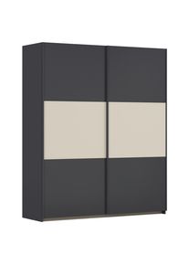 Rauch M&ouml;bel , Grau, Alufarben, Champagner , Holzwerkstoff , 2 F&auml;cher , 175x210x59 cm , Blauer Engel, Goldenes M, Made in Germany , in verschiedenen Gr&ouml;&szlig;en erh&auml;ltlich , Schlafzimmer, Kleiderschr&auml;nke, Schwebet&uuml;renschr&auml;nke