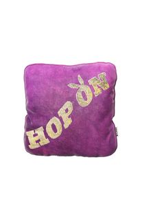 Playboy , Lila , Textil , Vintage , F&uuml;llung: Schaumstoff , 40x40 cm , Heimtextilien, Wohntextilien, Kissen, Zierkissen